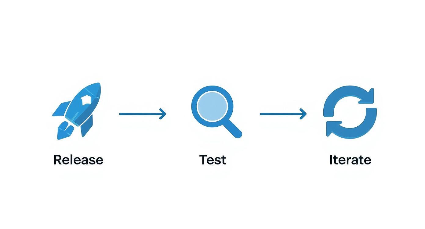 Infographic about iterative software testing