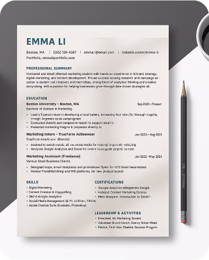 Resume Design & Optimization