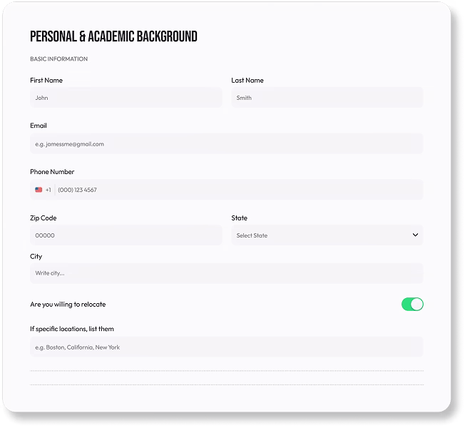 Career Discovery Questionnaire