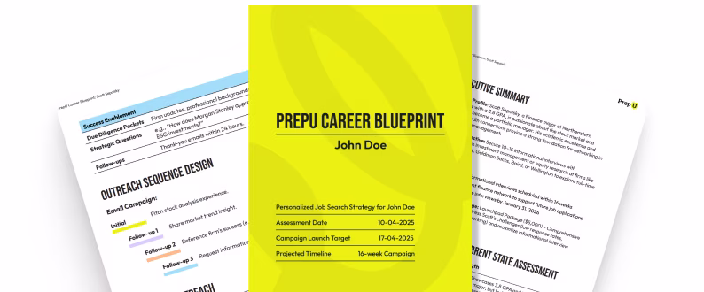 PrepU Career Blueprint