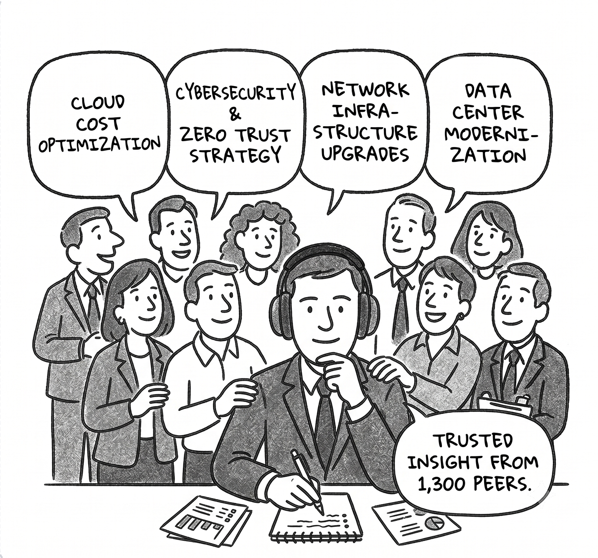 IT leaders talking about what they're evaluating