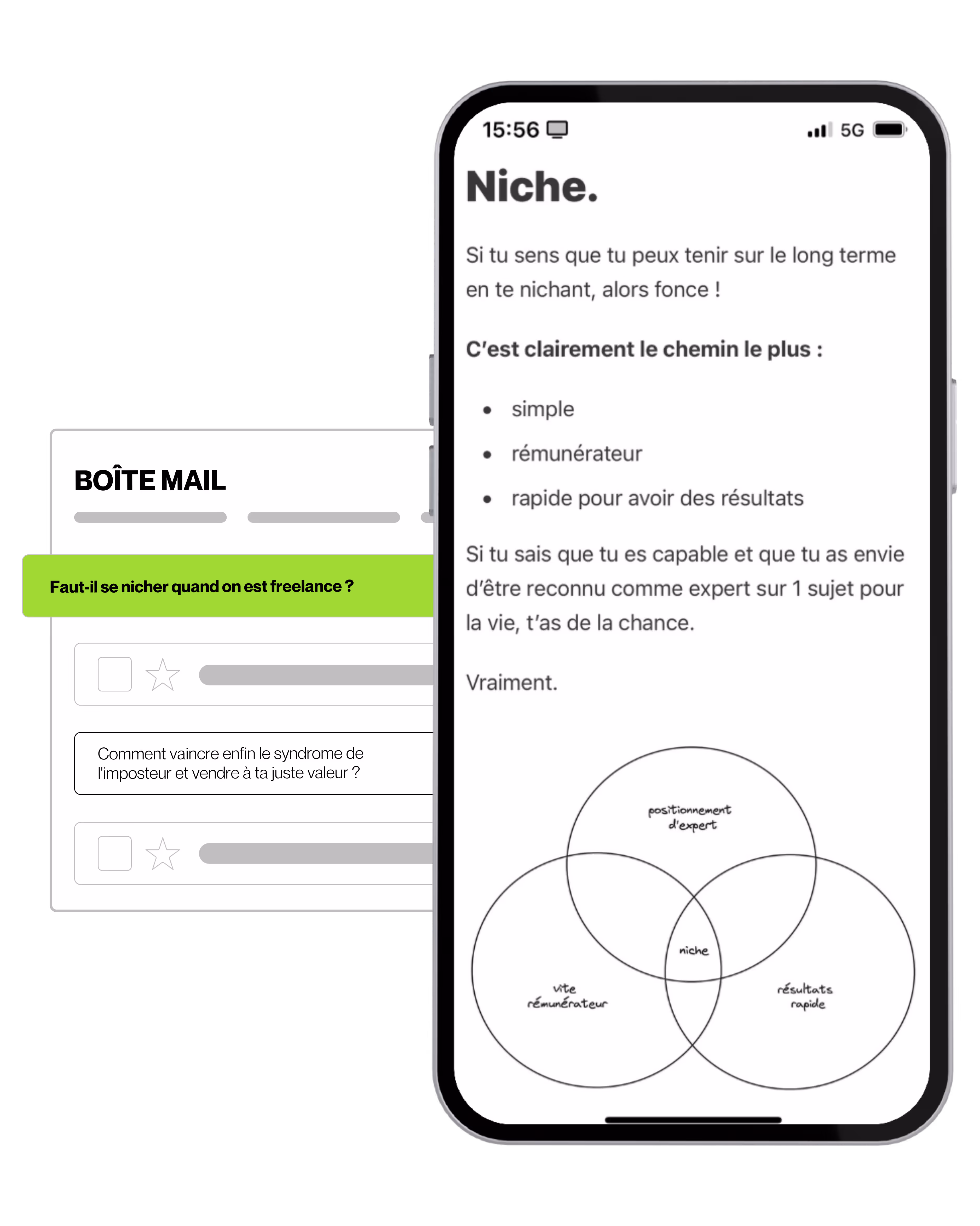 A cell phone next to a paper with a diagram on it.