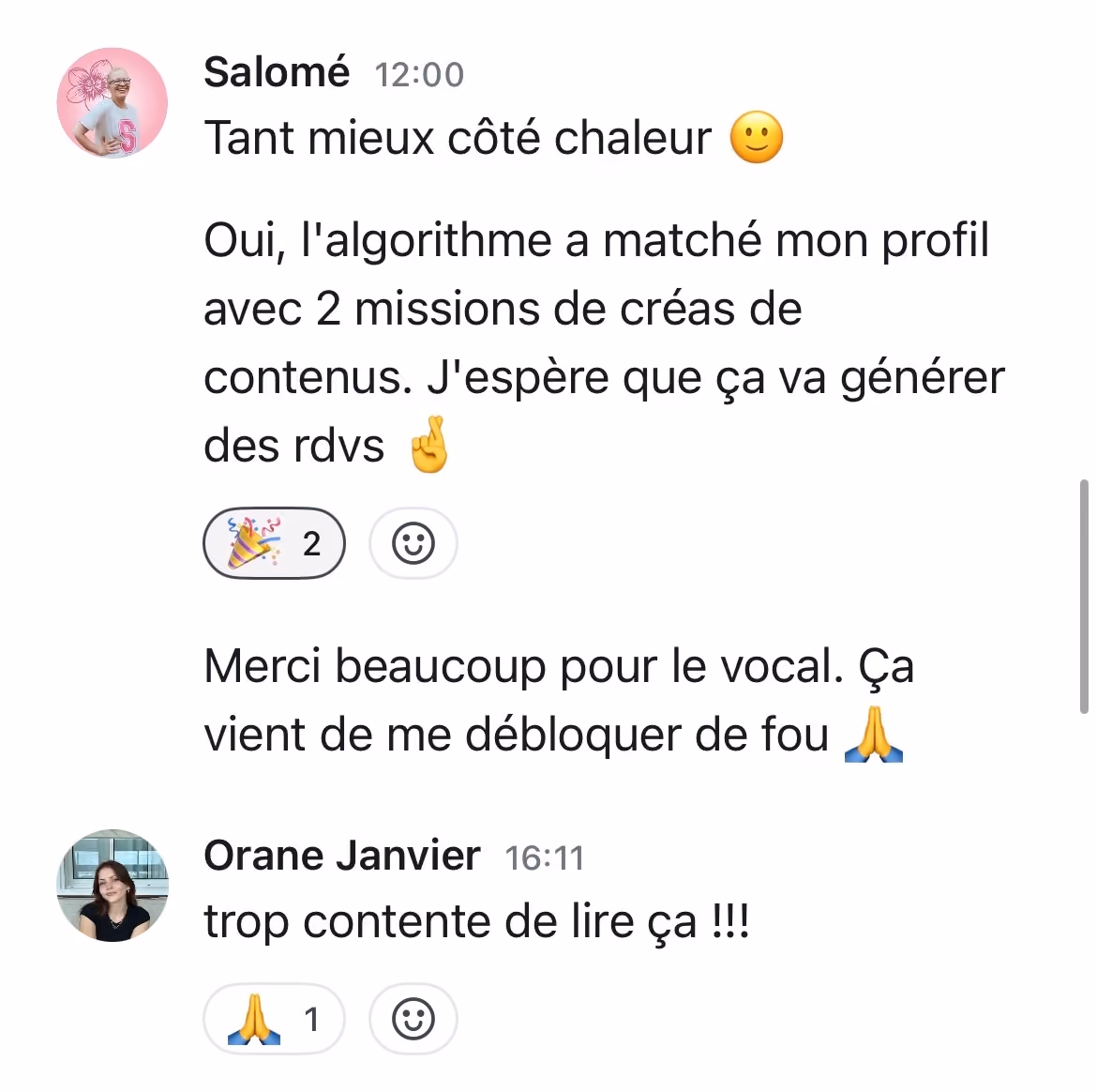 Témoignage