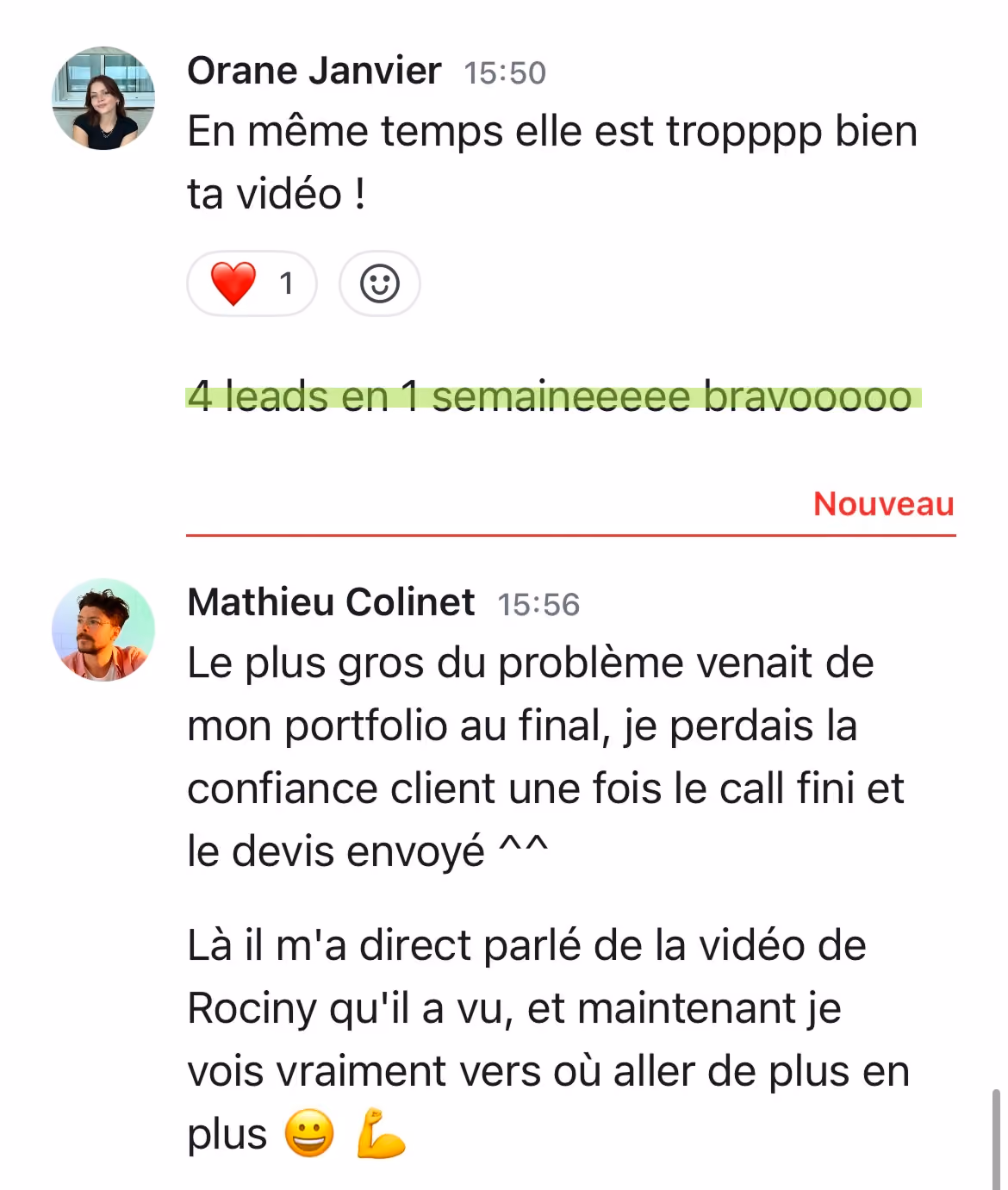 Témoignage
