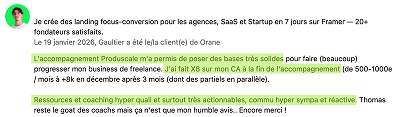 Victoire client Produscale