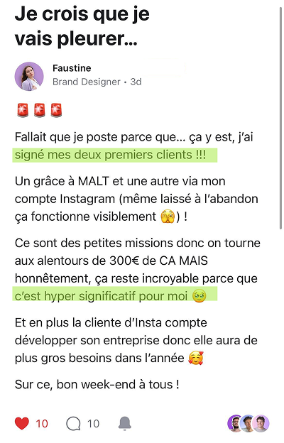Victoire client Produscale