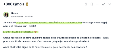 Victoire client Produscale