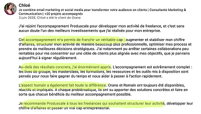 Victoire client Produscale