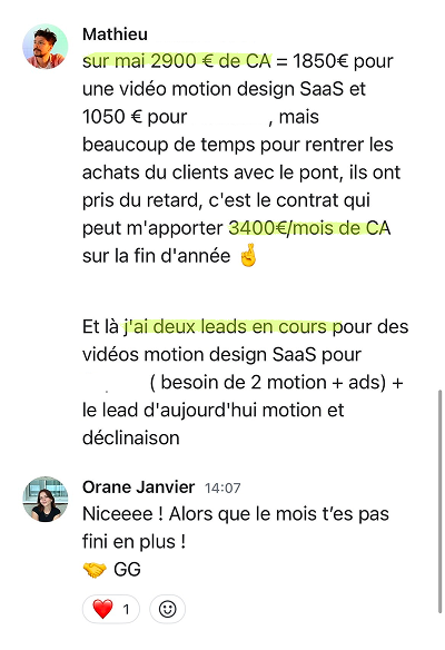 Victoire client Produscale