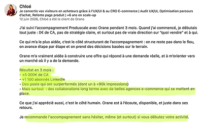 Victoire client Produscale