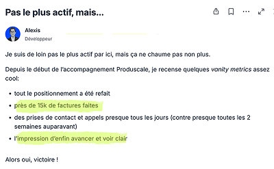 Victoire client Produscale