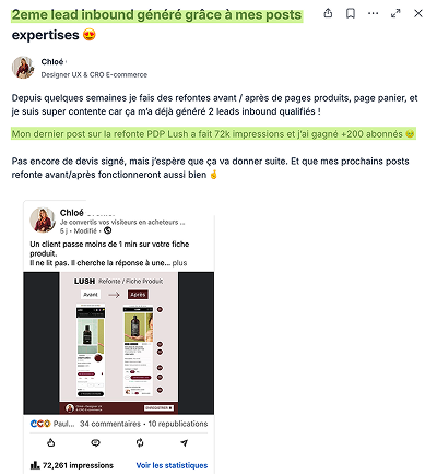 Victoire client Produscale