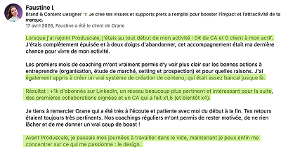 Victoire client Produscale