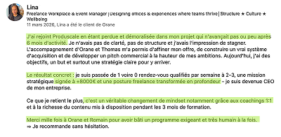 Victoire client Produscale