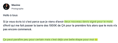 Victoire client Produscale