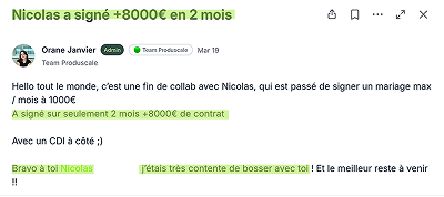 Victoire client Produscale