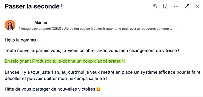 Victoire client Produscale