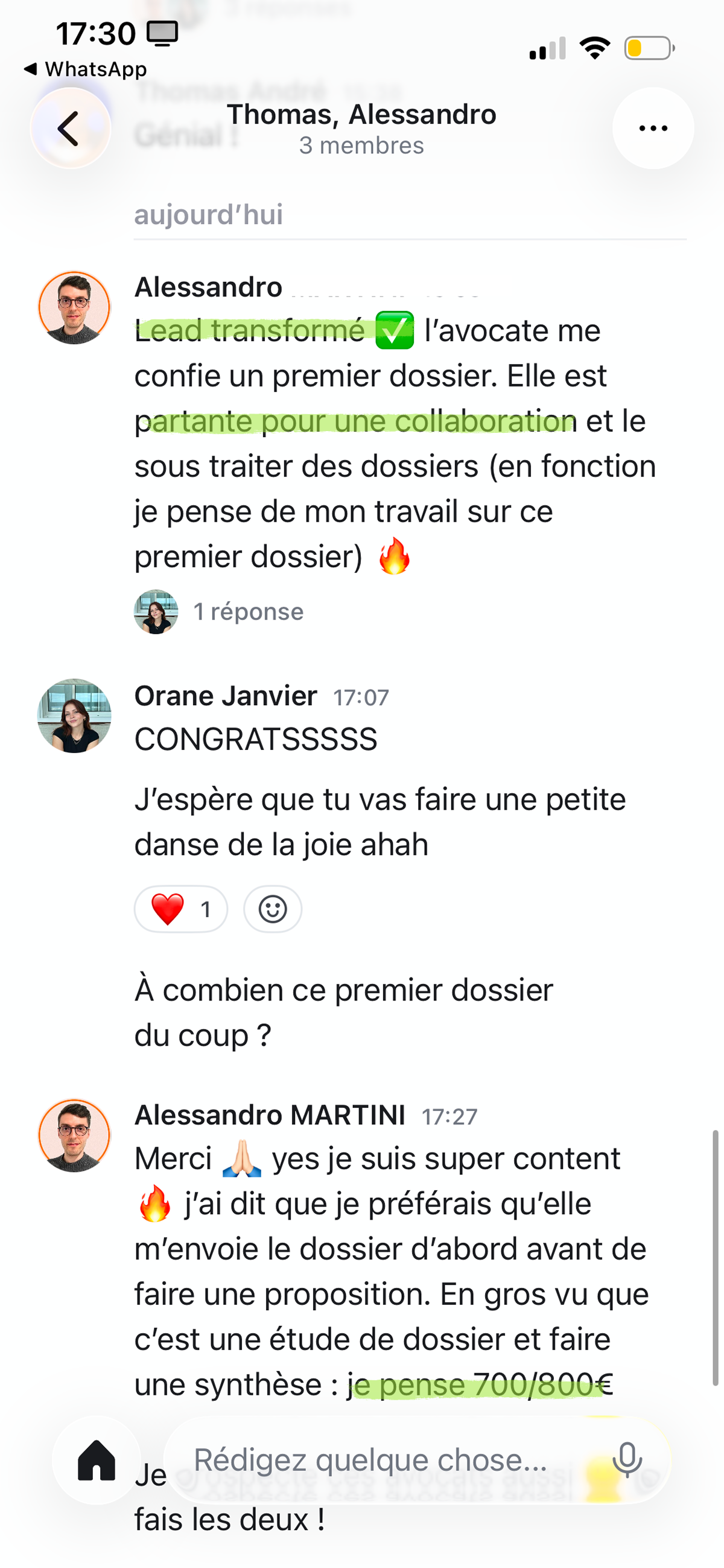 Victoire client Produscale