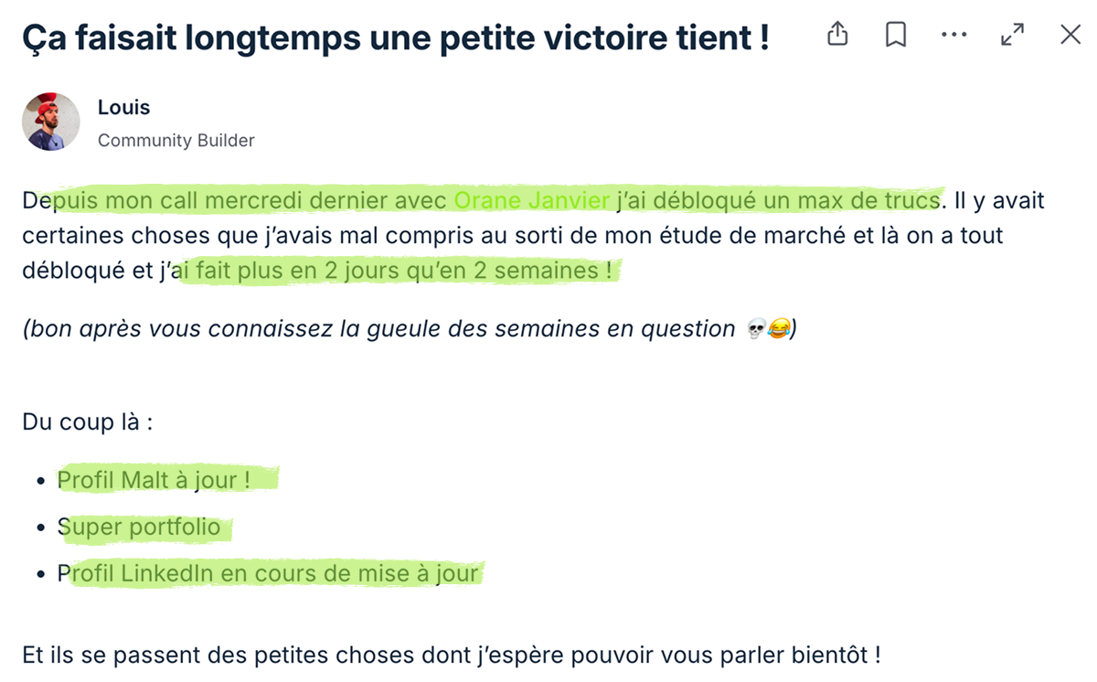 Victoire client Produscale