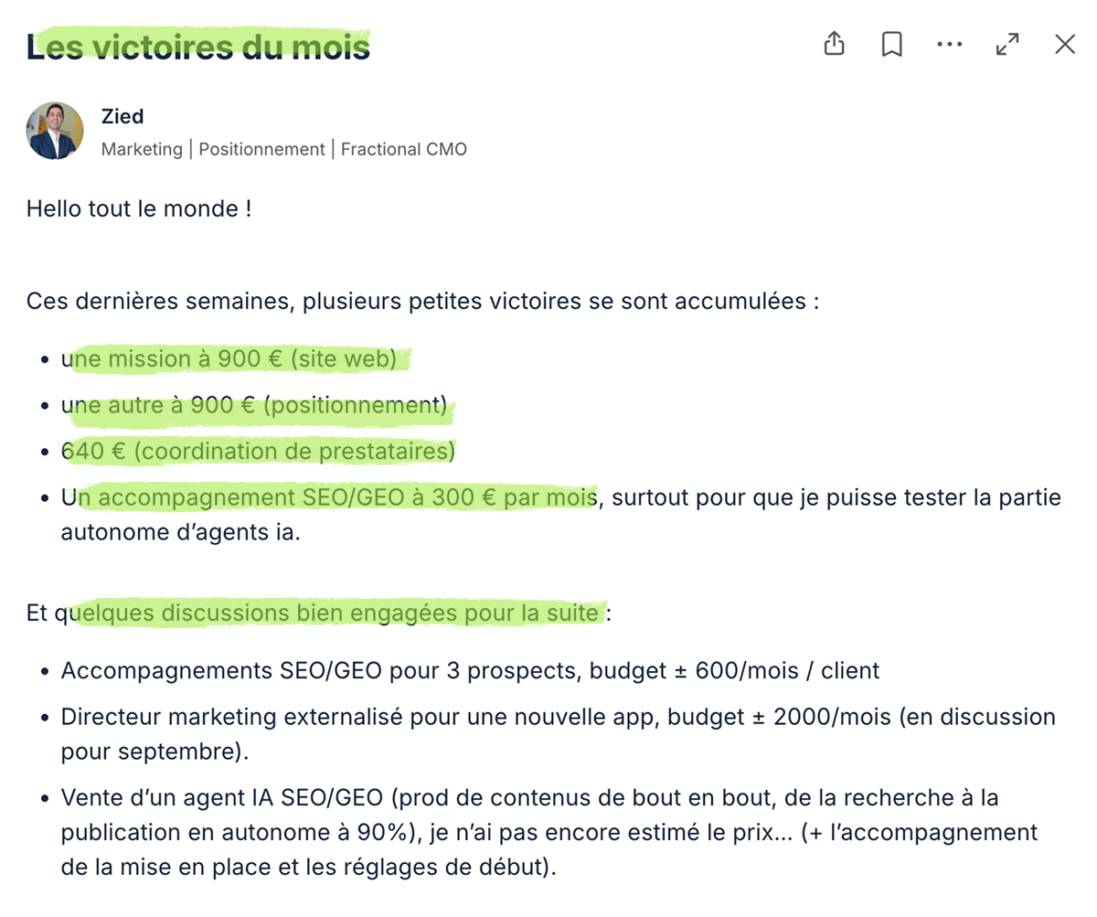 Victoire client Produscale