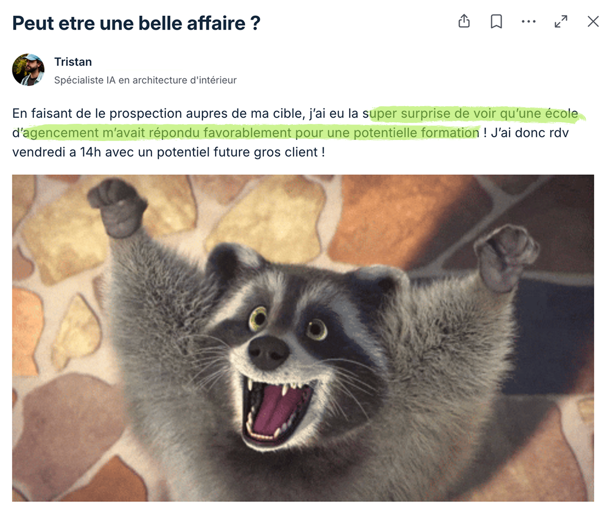 Victoire client Produscale