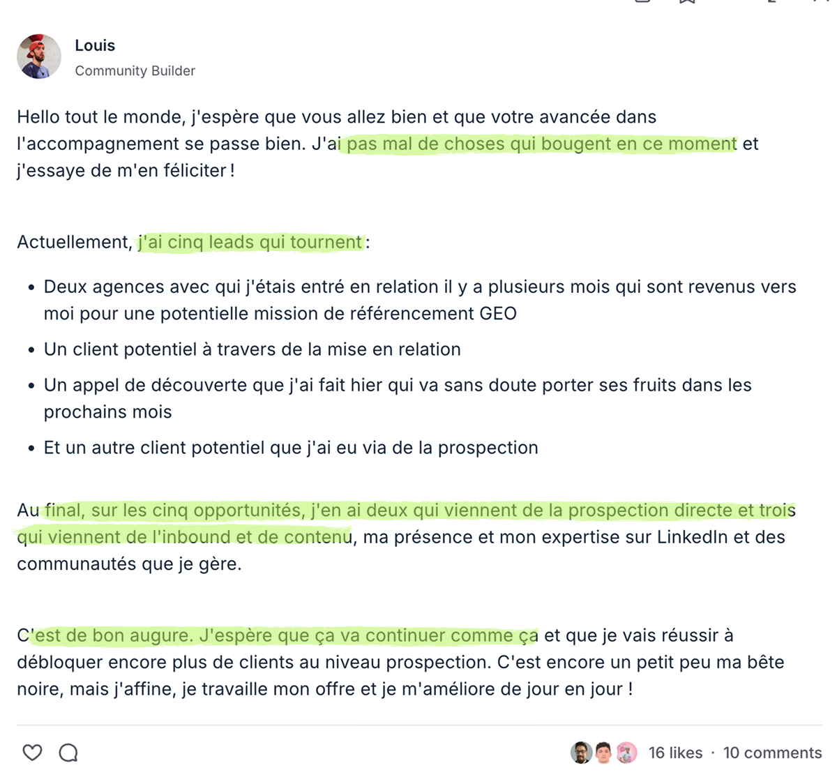 Victoire client Produscale