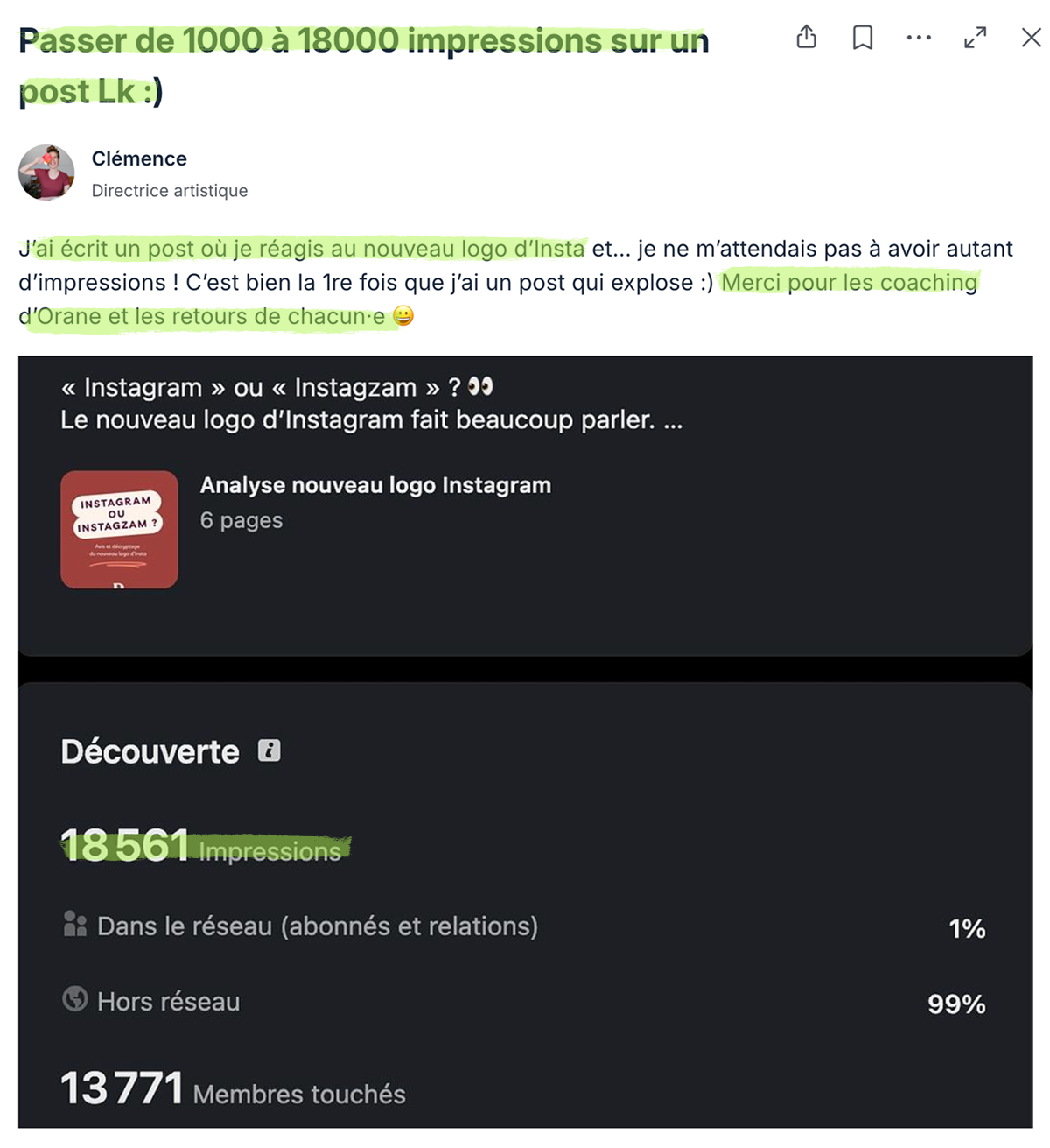 Victoire client Produscale