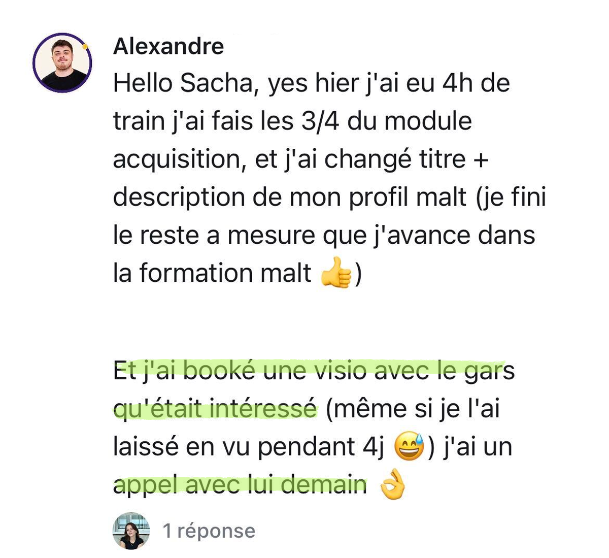 Victoire client Produscale