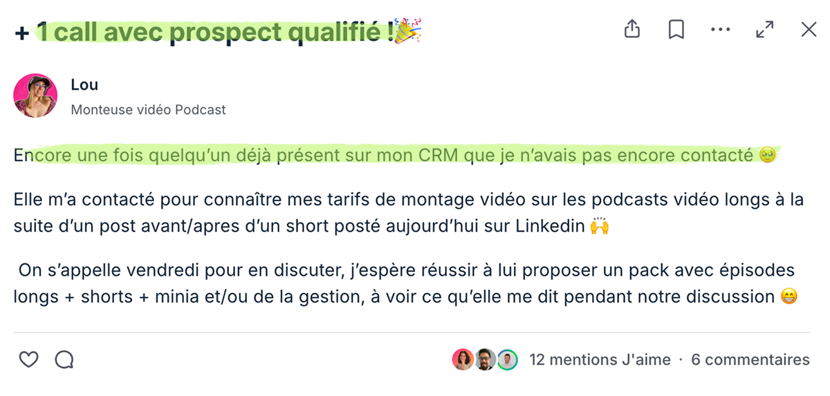 Victoire client Produscale