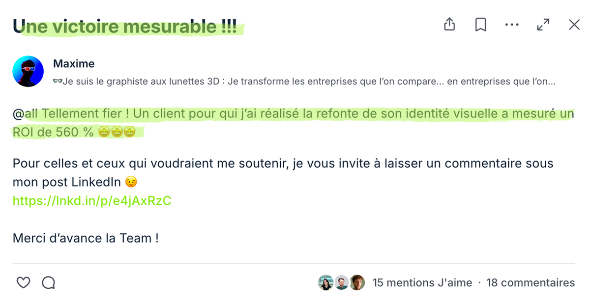 Victoire client Produscale