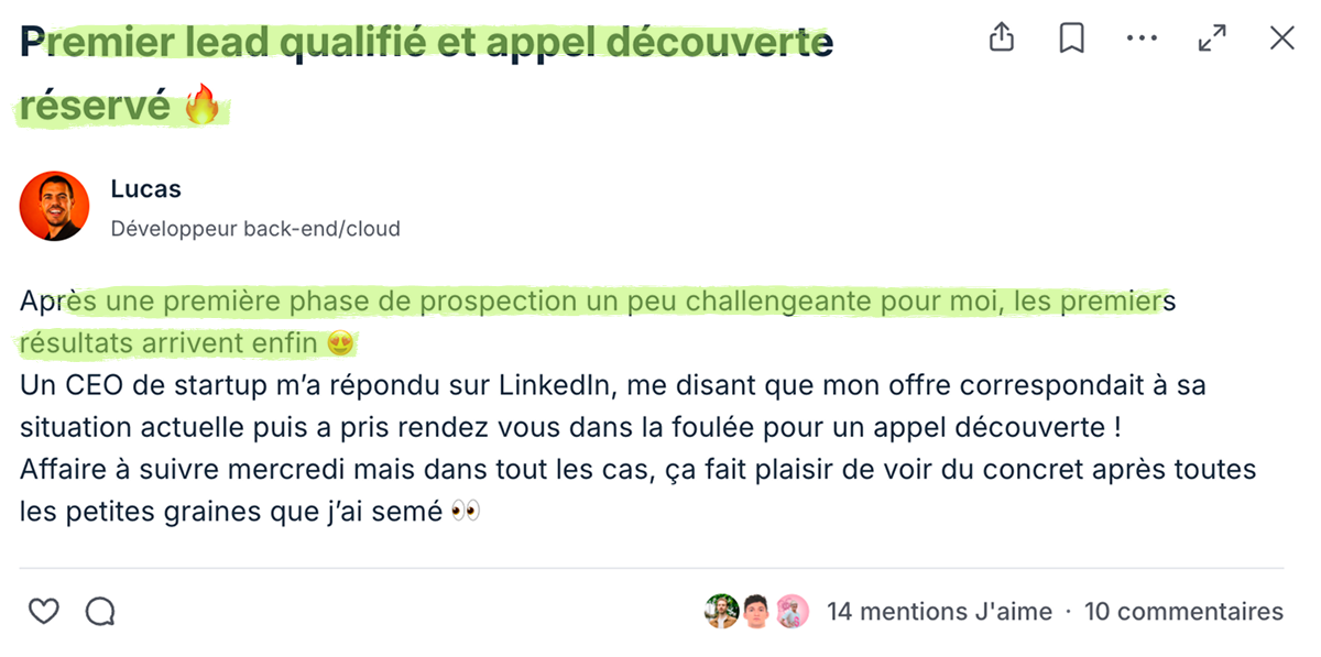 Victoire client Produscale