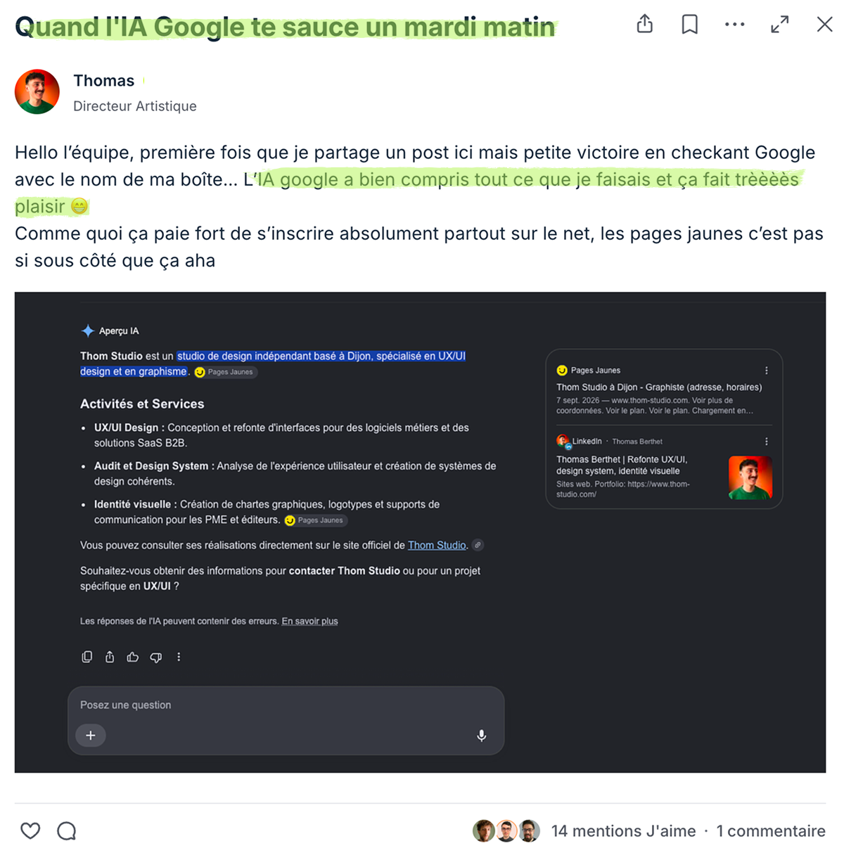 Victoire client Produscale