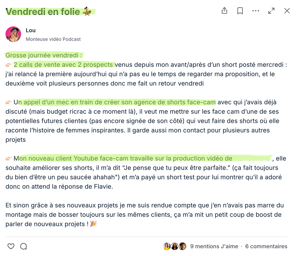 Victoire client Produscale
