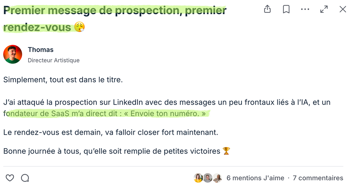 Victoire client Produscale