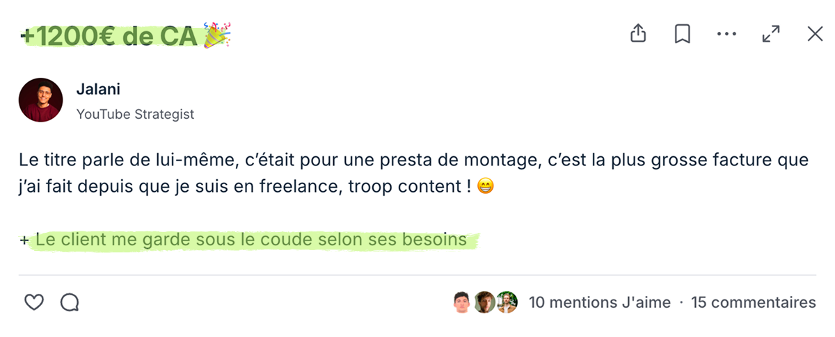 Victoire client Produscale