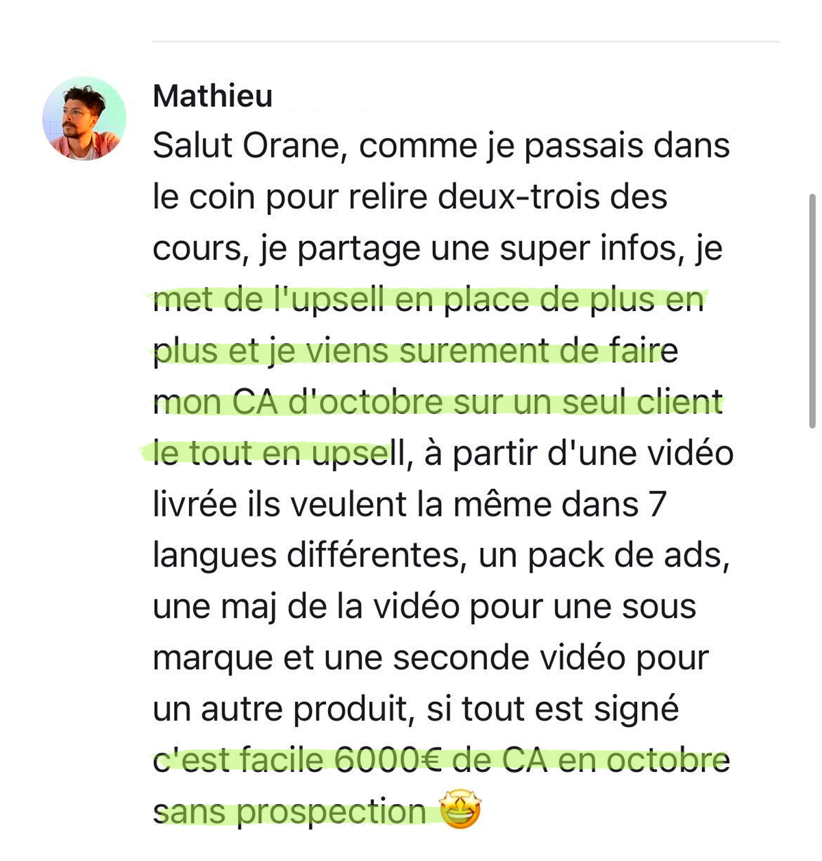 Victoire client Produscale