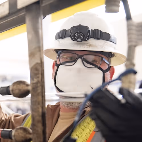 instructor on the field