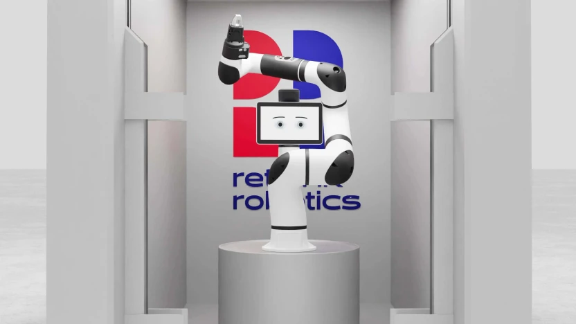 A cobot manufacturer that was thought to be dead proves that with clever marketing, 3D renderings as eye-catchers and a good portion of Wagemut, you can rise like a phoenix from the ashes.