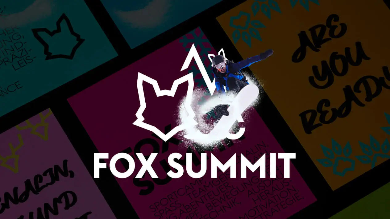 Action-packed web design for a new target group: Fox Summit shows how digitally powerful vacation camps can be today.