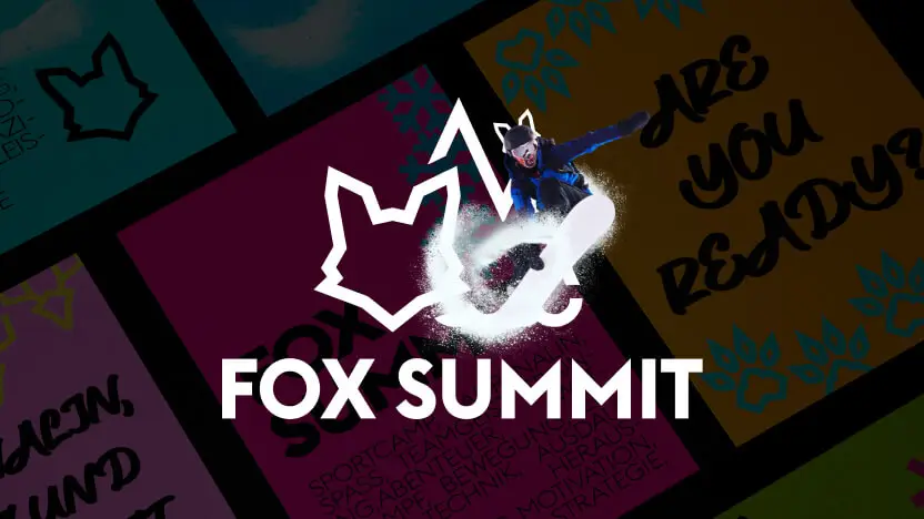 Action-packed web design for a new target group: Fox Summit shows how digitally powerful vacation camps can be today.