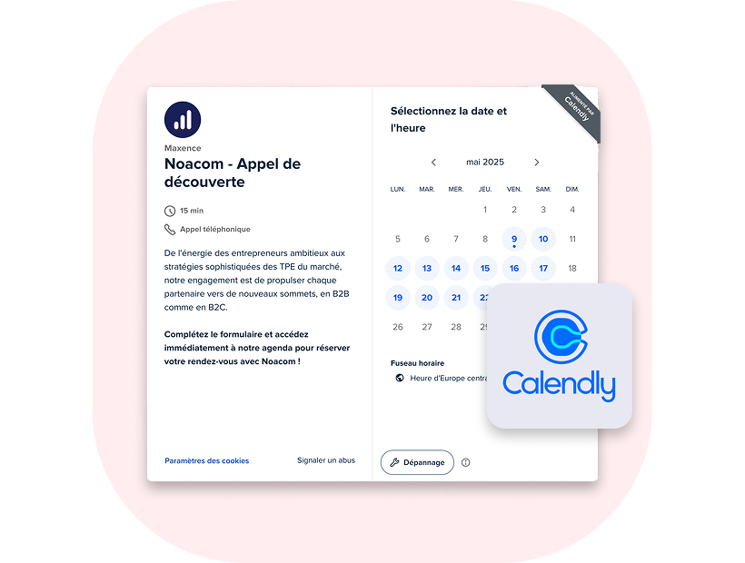 Réservez un appel sur Calendly - Noacom
