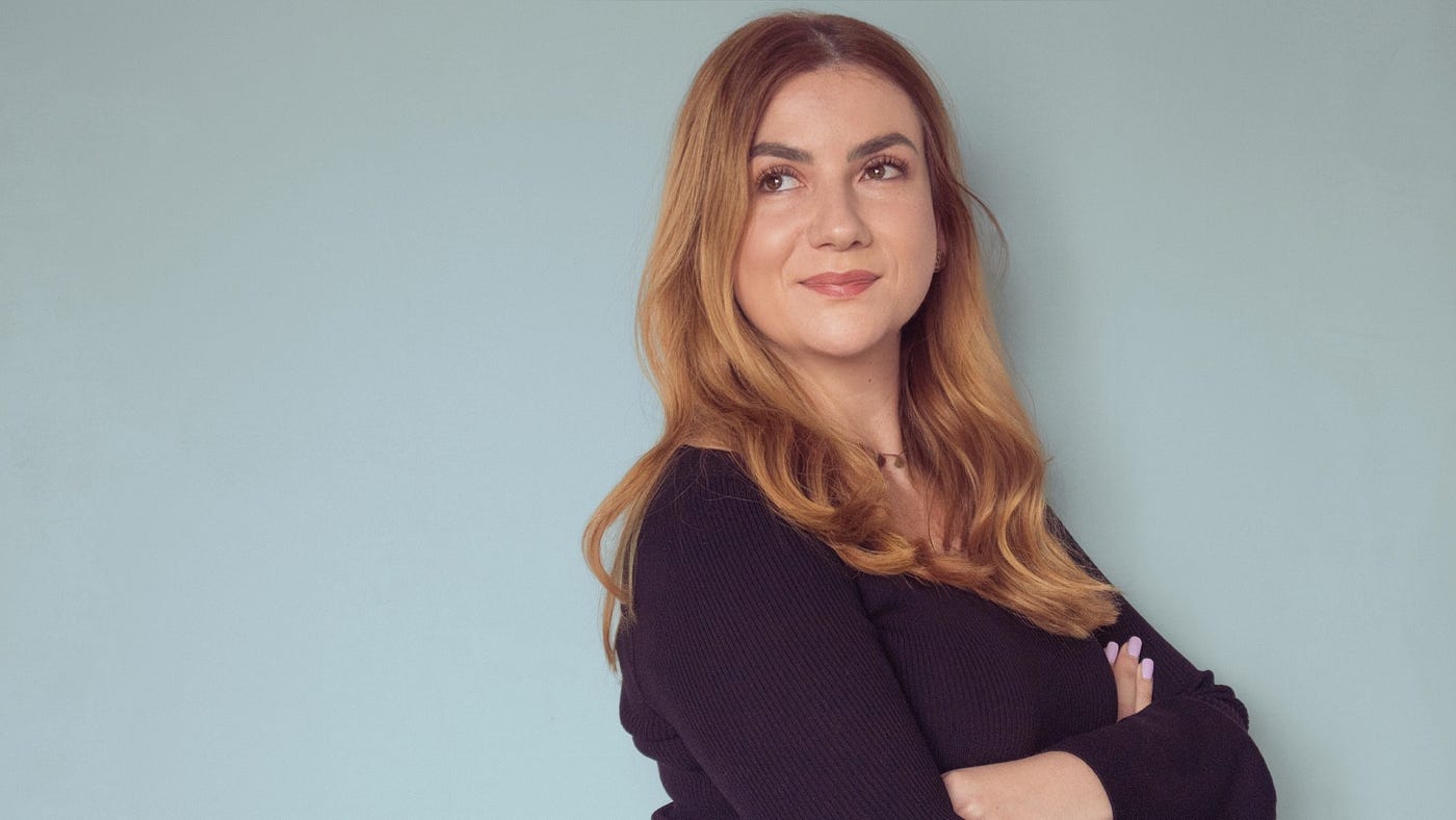 Female colleague featured in a professional blog image