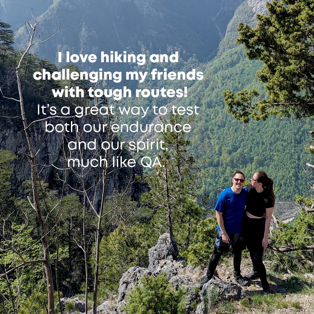 Married couple enjoying time together in nature