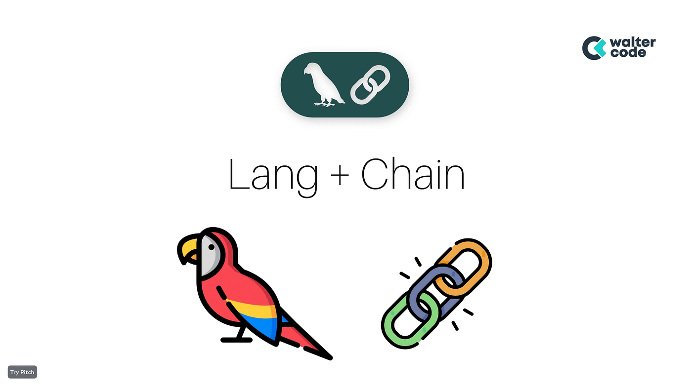 Visualization of LangChain framework for language model applications