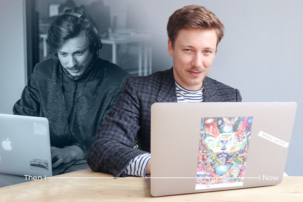 Man smiling for a professional portrait photo