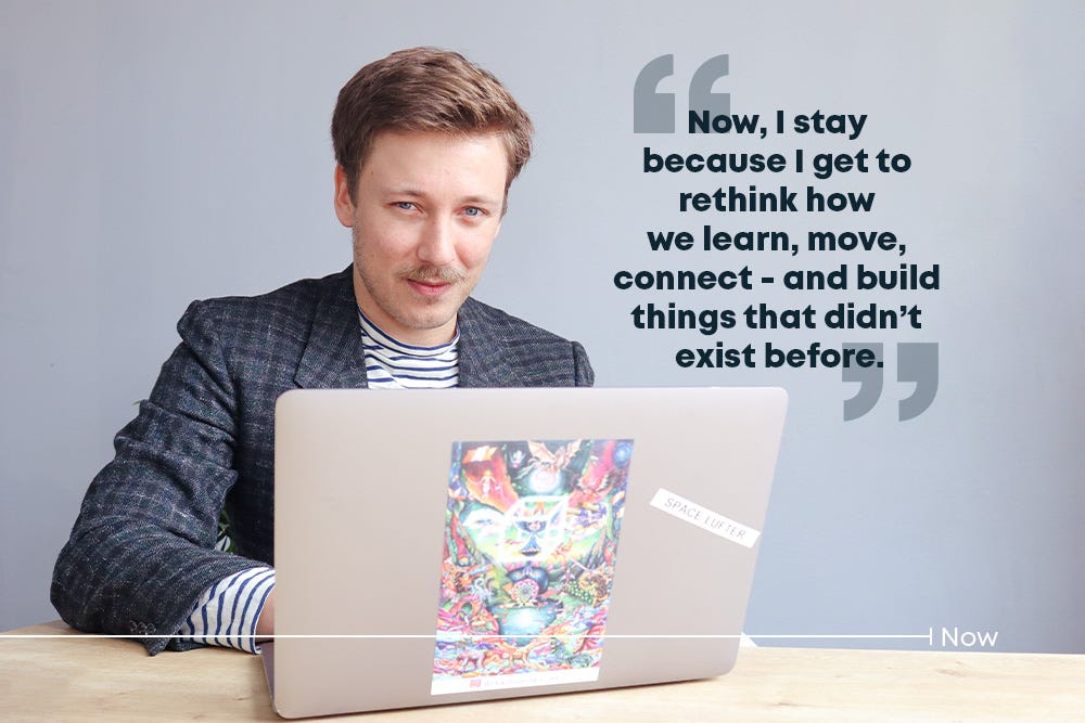 Employee portrait with a friendly smile