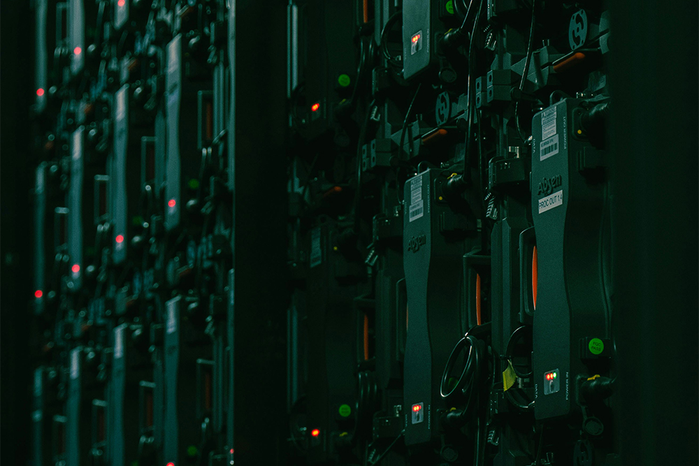 Illustration of servers for blog cover on technology or IT topic