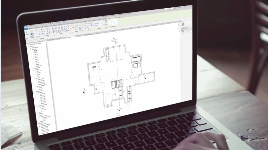 Team member working on interface for Credecore’s invoicing and factoring platform