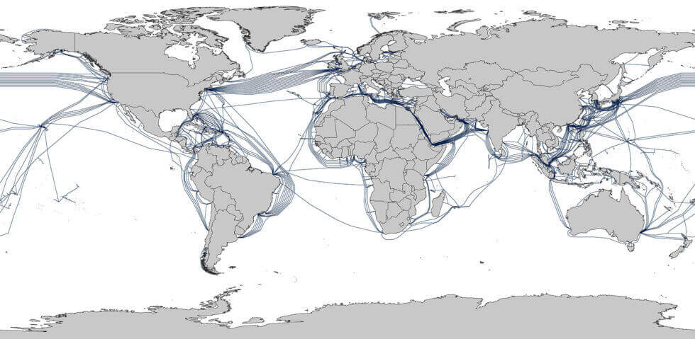 The Impact of Submarine Cables on Global Network Latency and Performance