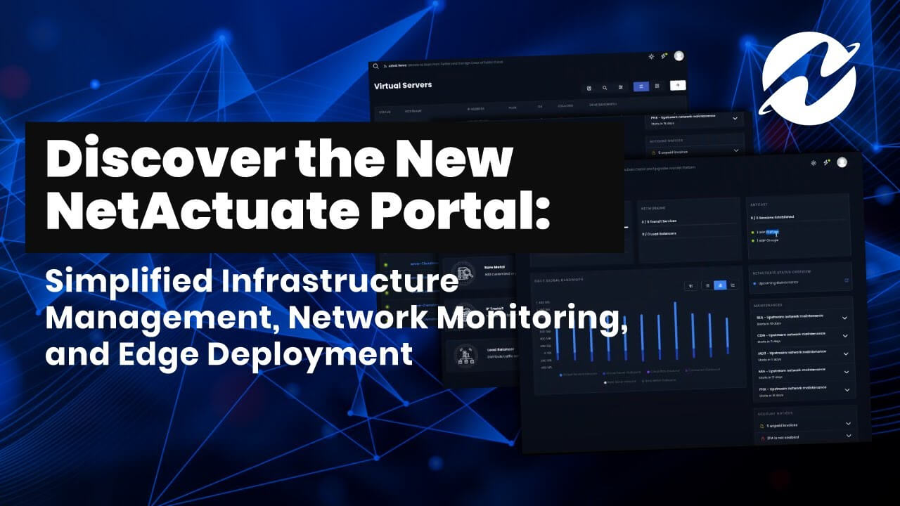 NetActuate Portal Review
